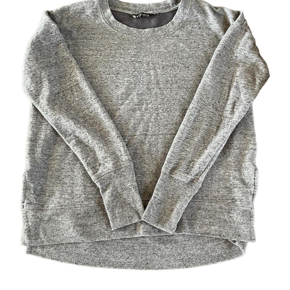 Athleta gray women pullover sweater size M